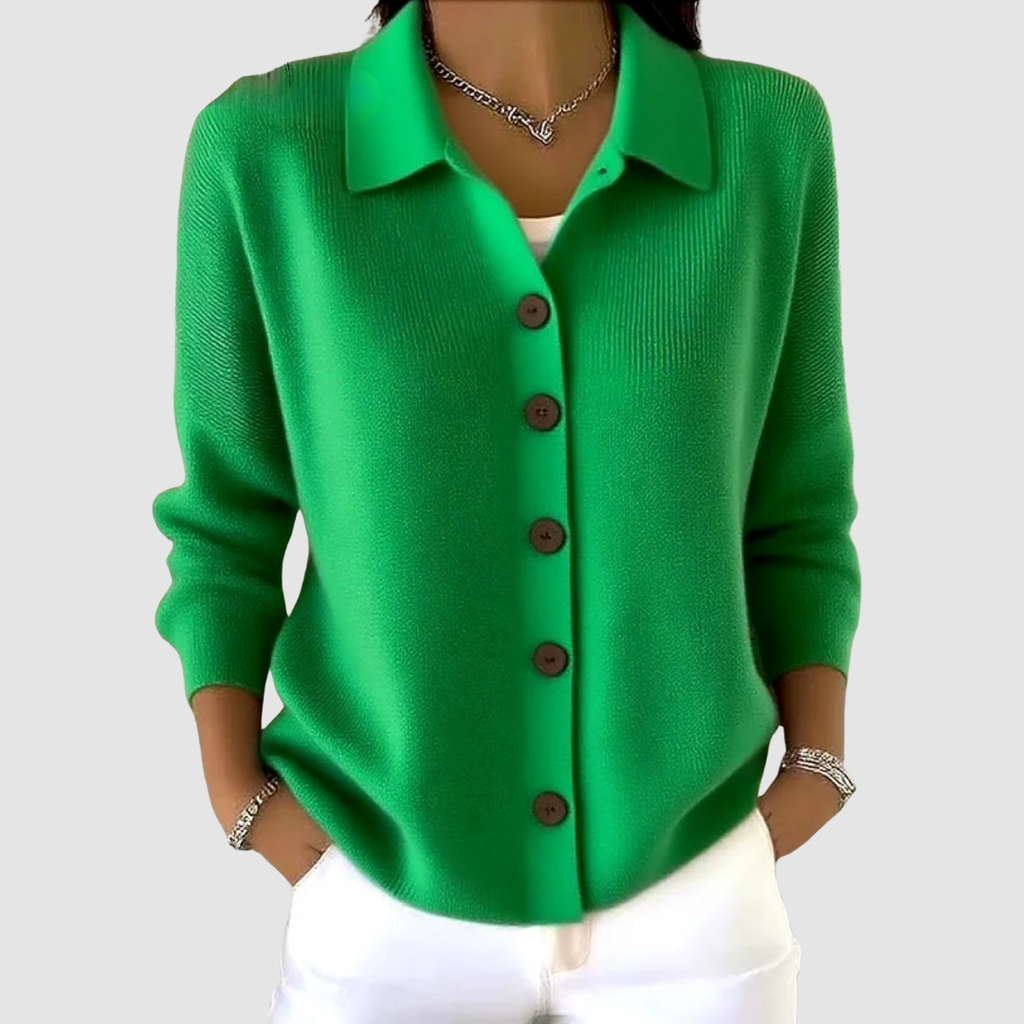 Riah™ | Soft Button-Up Knit Cardigan