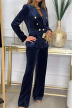 Peyton™ | Chic Velvet Two-Piece Set
