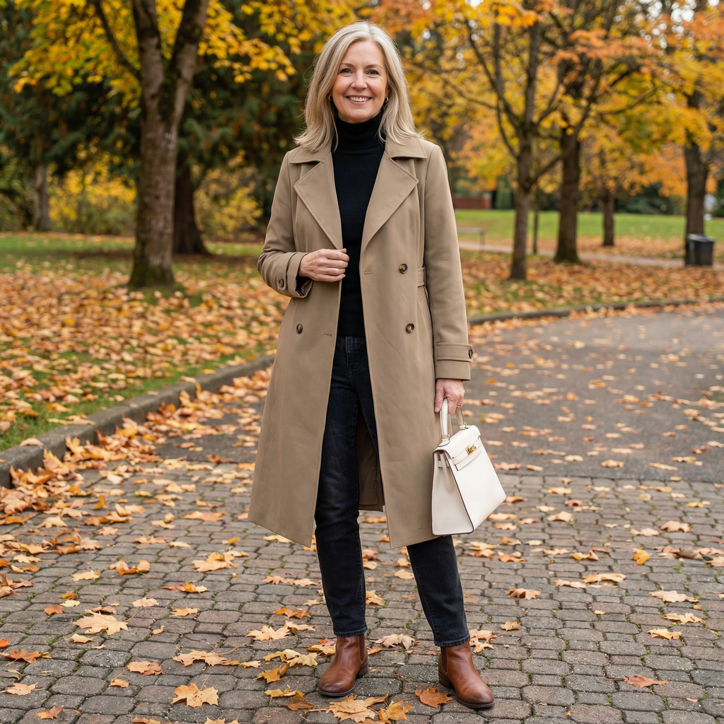 Olivia | Wool Trench Coat