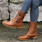 Erica Toe Side Zipper Orthopedic Boots