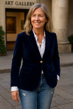 Elena | Velvet Blazer – Confidence, Comfort & Timeless Class