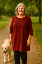 Marley| Soft Cord Tunic – Effortless Comfort, Quiet Elegance