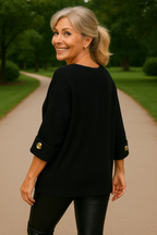 Danika | Sweater Blouse – Effortless Elegance, Everyday Comfort