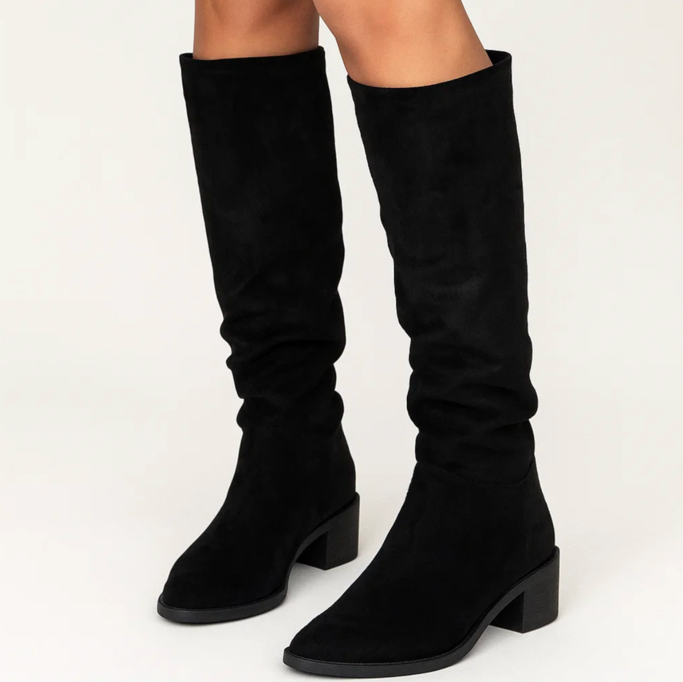 Velvet High Boots