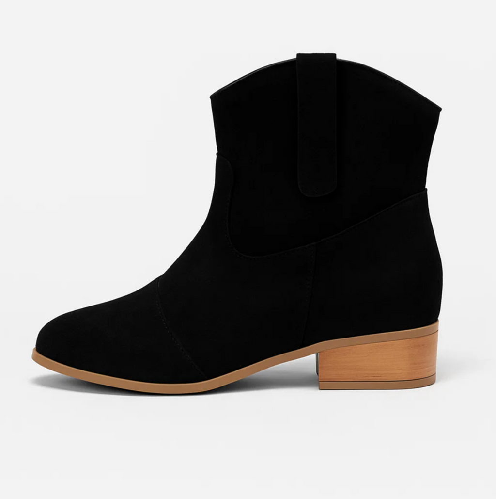 Suede Western Boots