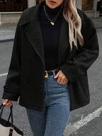 Elise| Stylish Double-Breasted Jacket with Button Details
