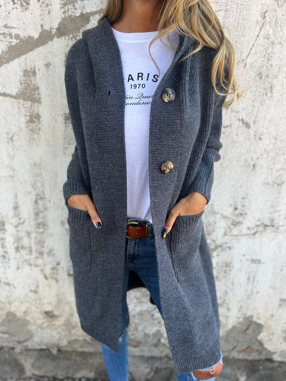 MARJORIE™ | Long cardigan